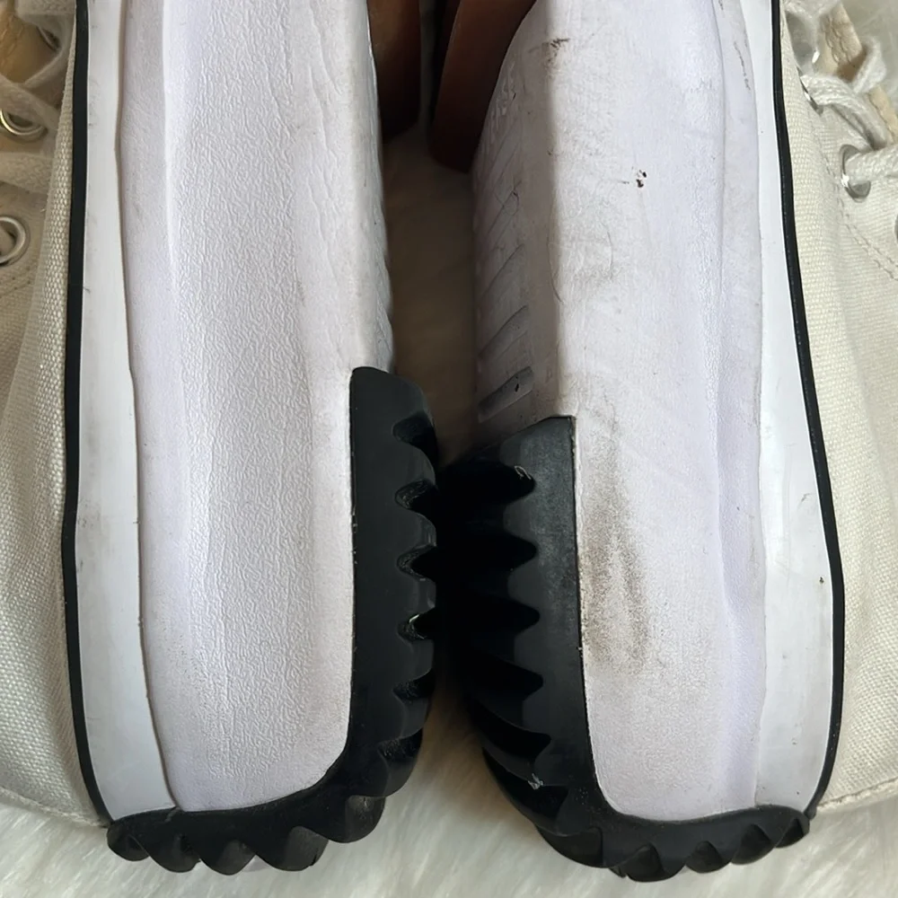 Converse White Run Star Hike Hi Platform Sneakers - Picture 9 of 16